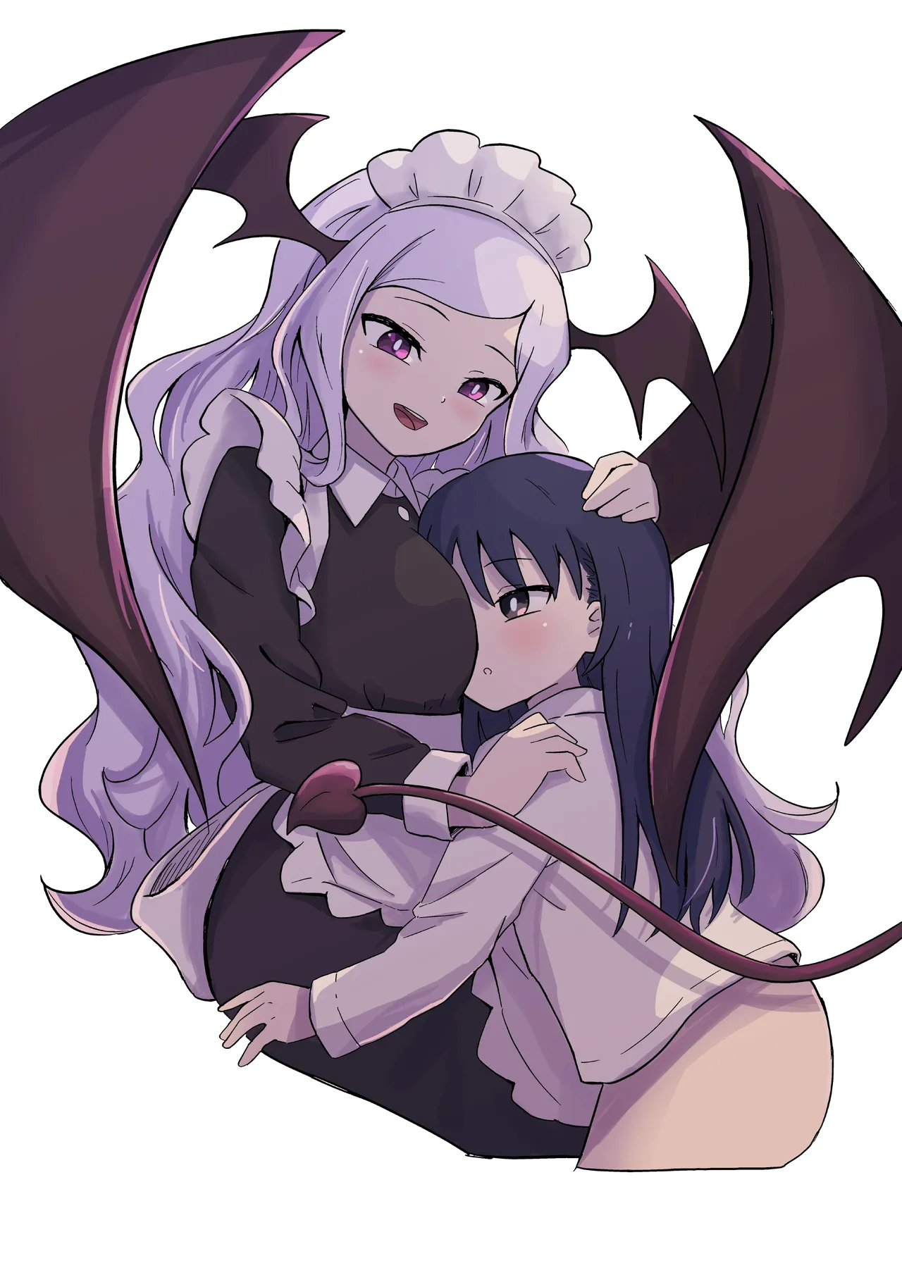 Yuri Succu Maid no Amaama Gohoushi | The Yuri Succubus Maid's Sweet Service page 1 full