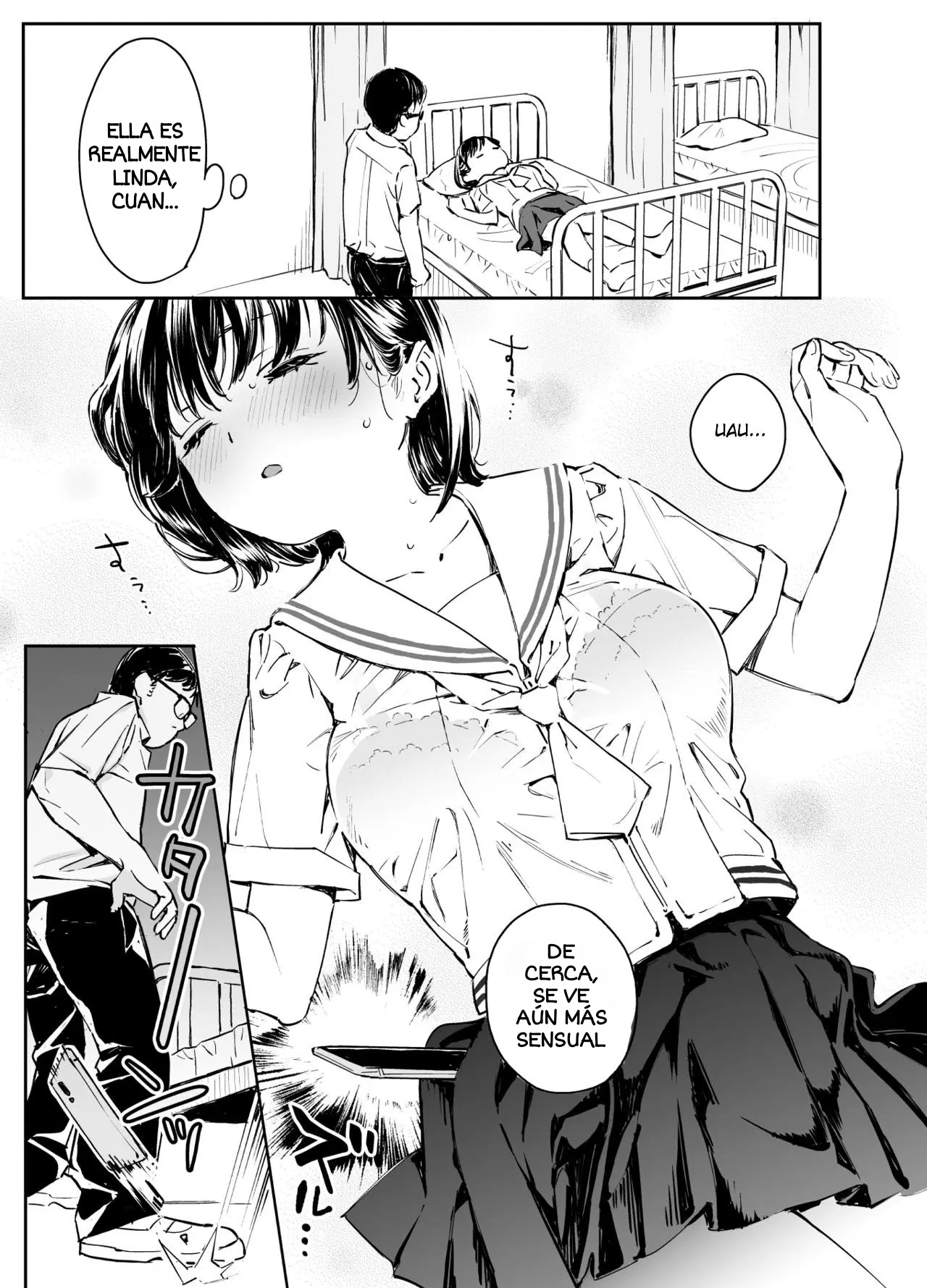 Kanojo no Binetsu to Boku no Hotobori | Su Fiebre y Mi Calor page 8 full
