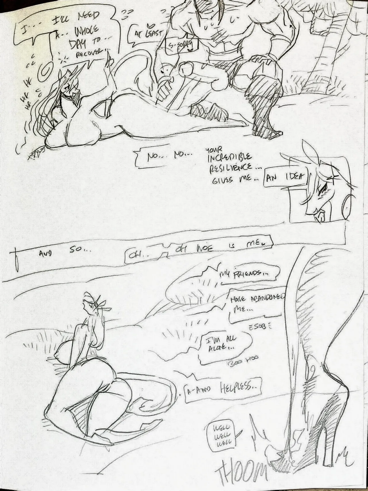 Blackwolf and The Last Unicorn Goof Of page 9 full