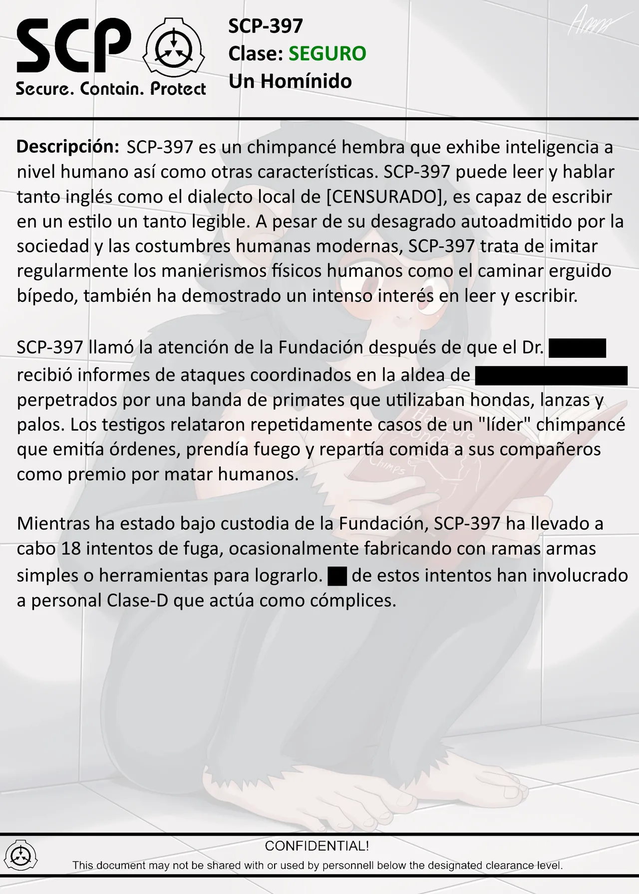 SCP-397 A Hominidae page 3 full