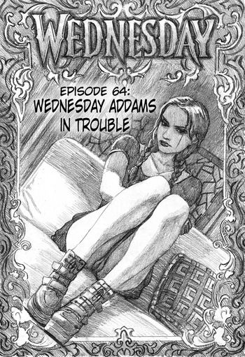 Wednesday Addams in Trouble cover