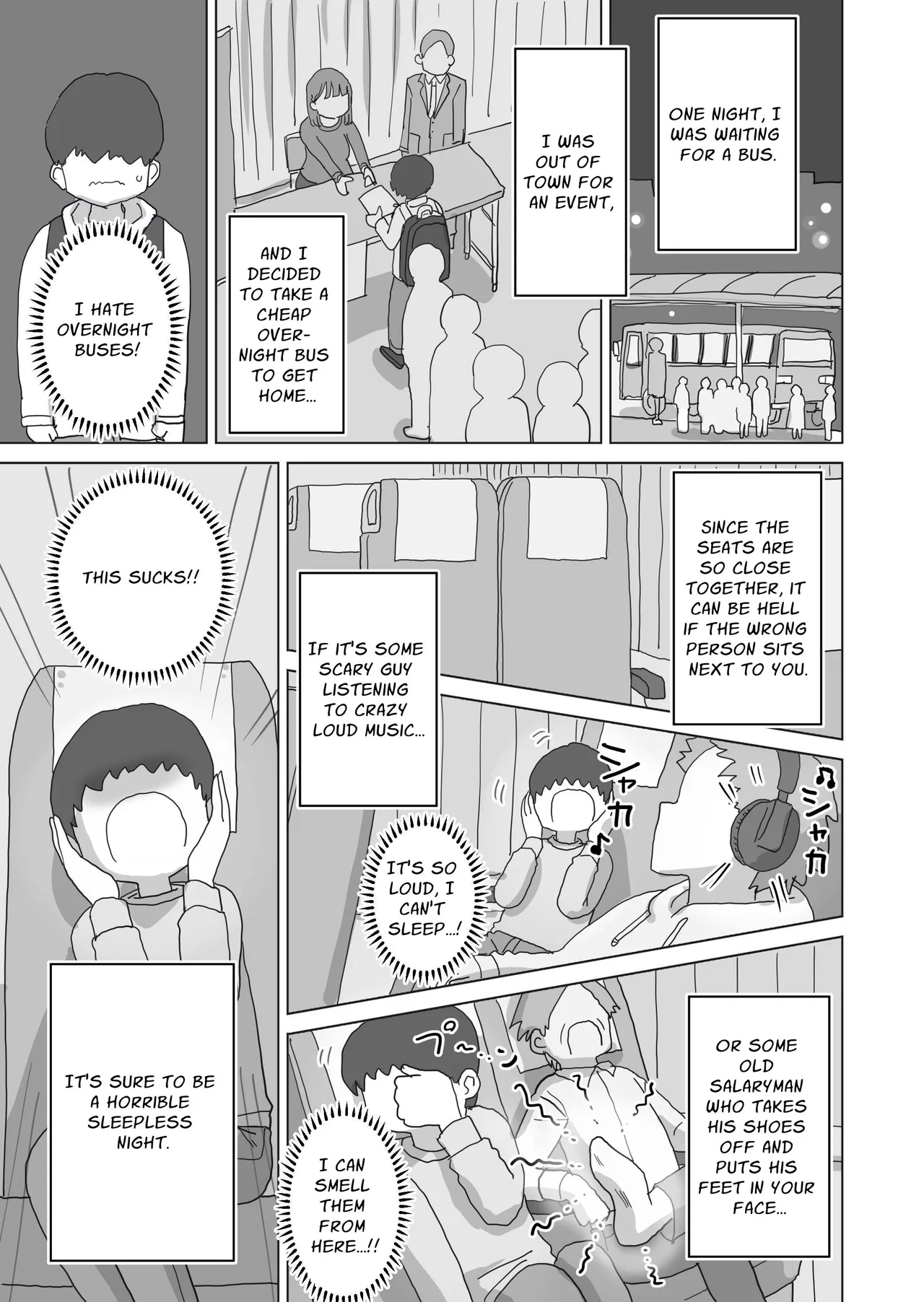 Yokou Bus Demo Kossori Nakadashi Sasete Kureru Classmate no Kuroi-san | My Classmate Kuroi Lets Me Secretly Creampie Her Even On An Overnight Bus page 3 full