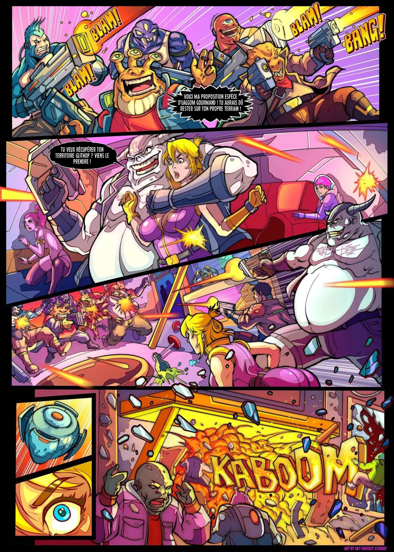 Galaxy of Scum 2 - Smugglers and bugs - French page 12 full