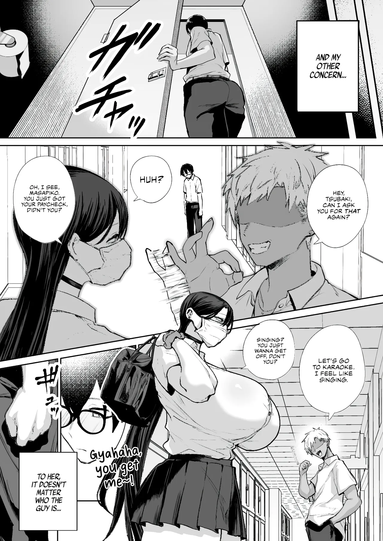 A kind, easy-going, slutty gyaru who even lets an otaku like me cum inside her page 5 full
