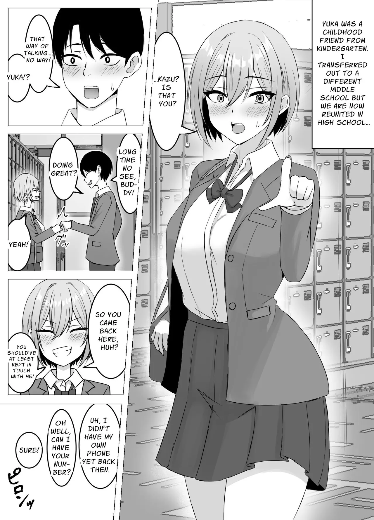 Saikai shita Osananajimi to Issen o Koecchau Hanashi | I Reunited With My Longtime Friend and Crossed the Line page 2 full